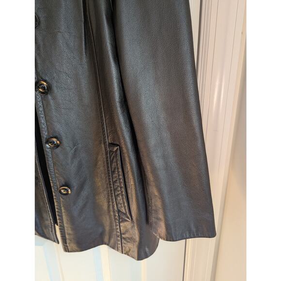 Winlit New York Size M Jacket 100% Leather Womens Black - Picture 5 of 16